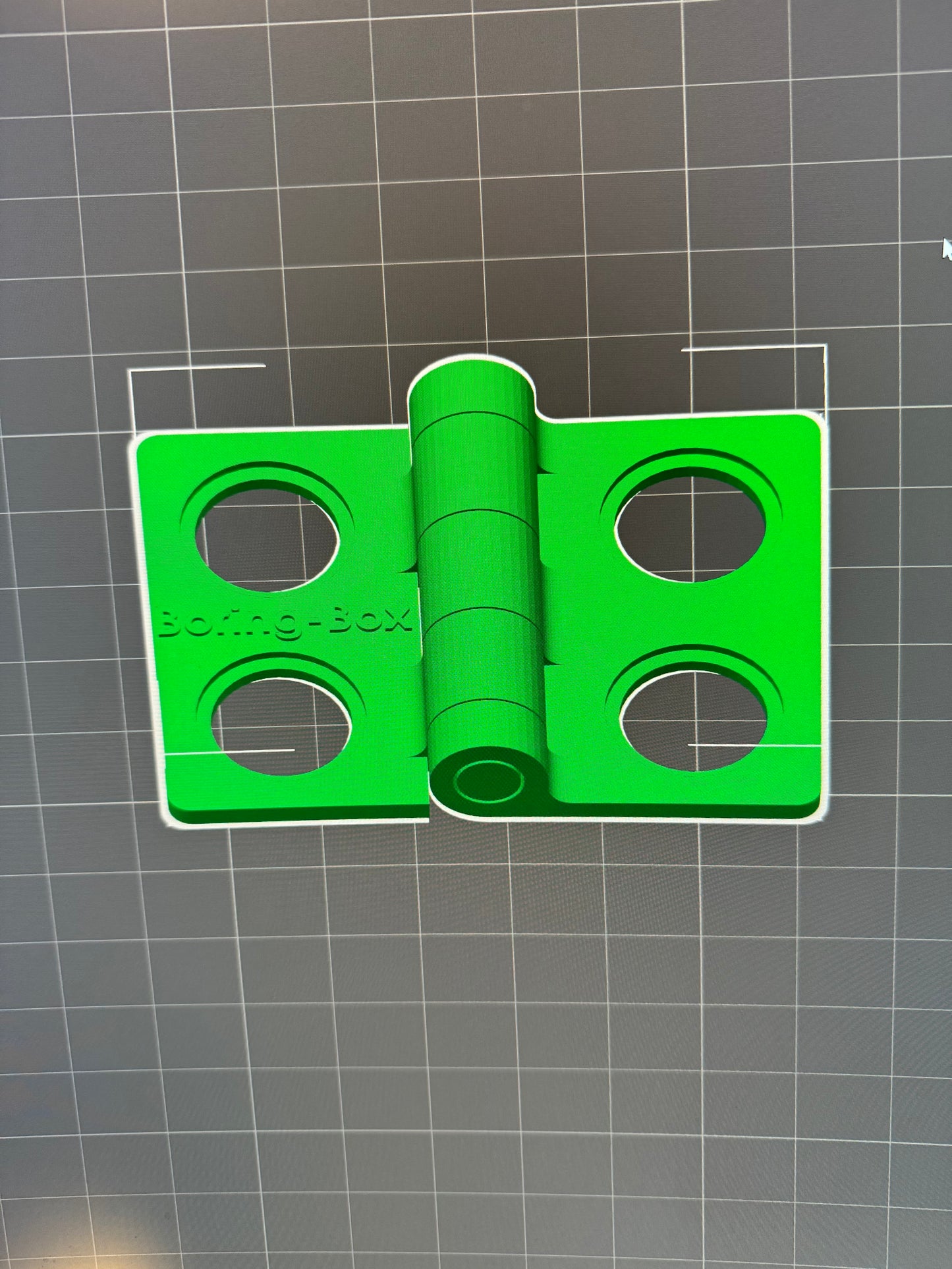 3D Printed 4-Hole Hinge File